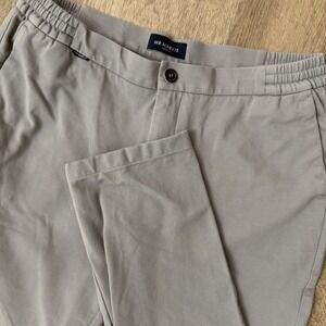 Mr Marvis The‎ Easies Trousers Pants Oysters Grey Men's 38x30 Soft Stretch Knit